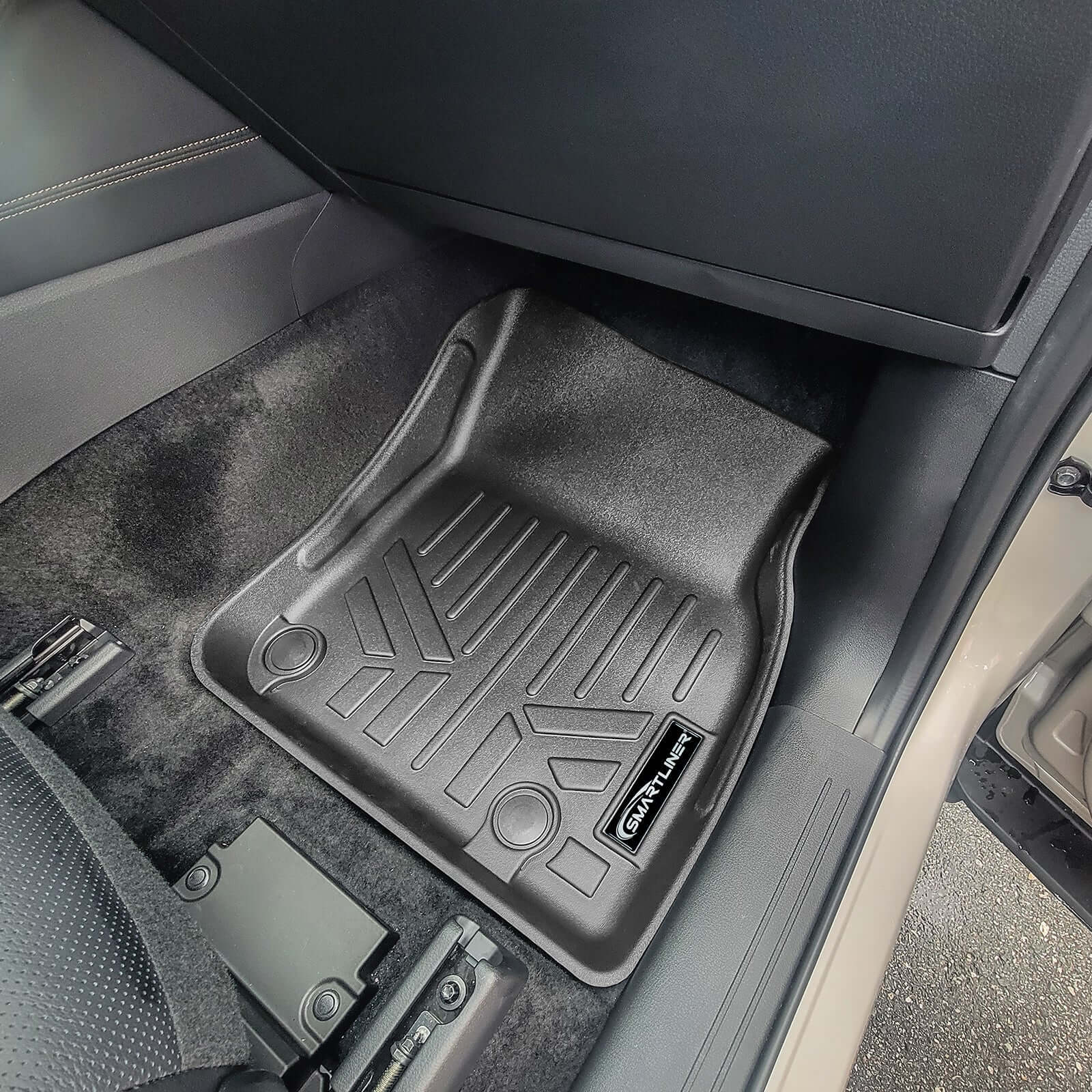 SMARTLINER Custom Fit Floor Liners For 2024 Mazda CX-90 (Only Fits 2nd Row Bucket Seats With Center Console)