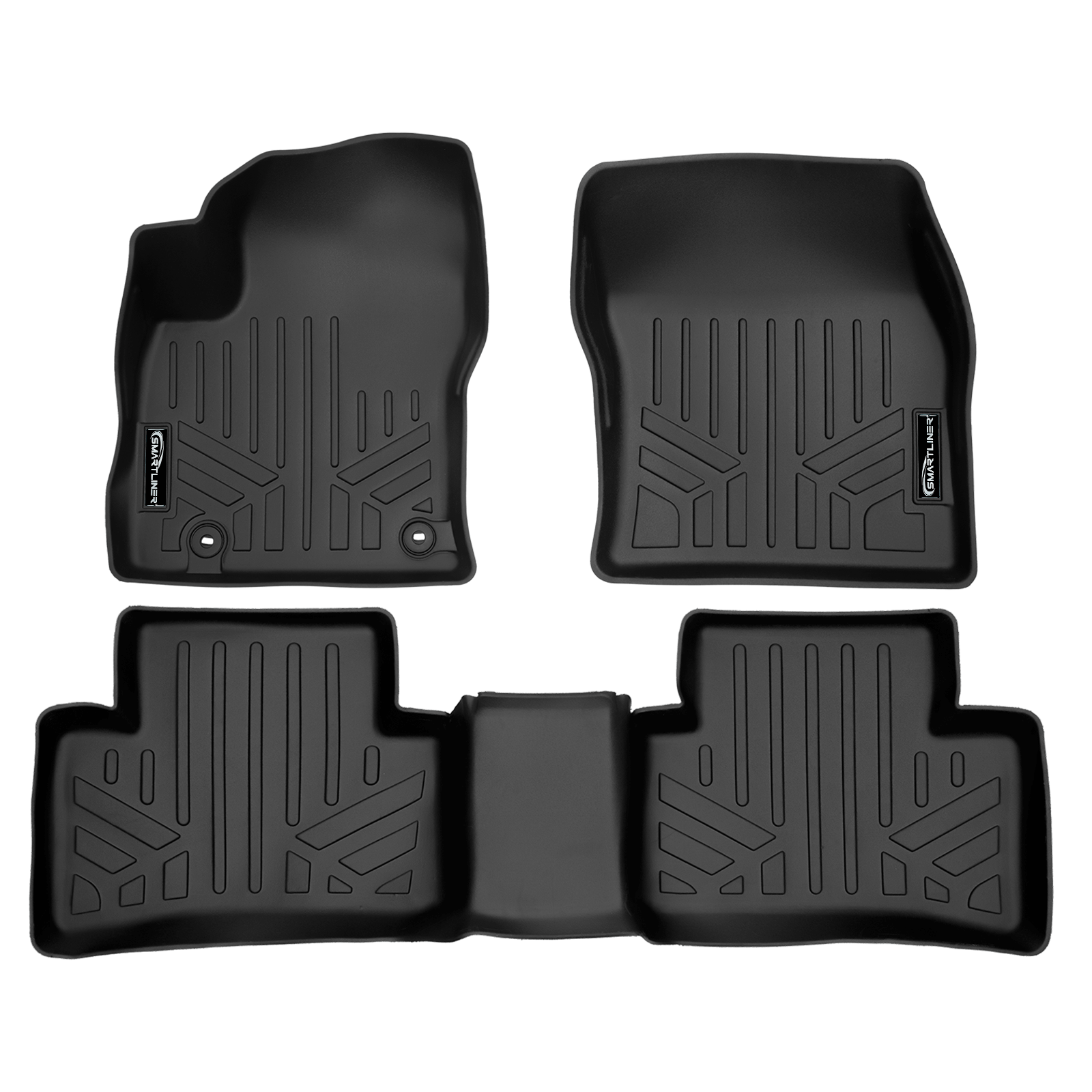 SMARTLINER Custom Fit Floor Liners For 2023-2025 Toyota Corolla Cross Hybrid (Fits AWD)