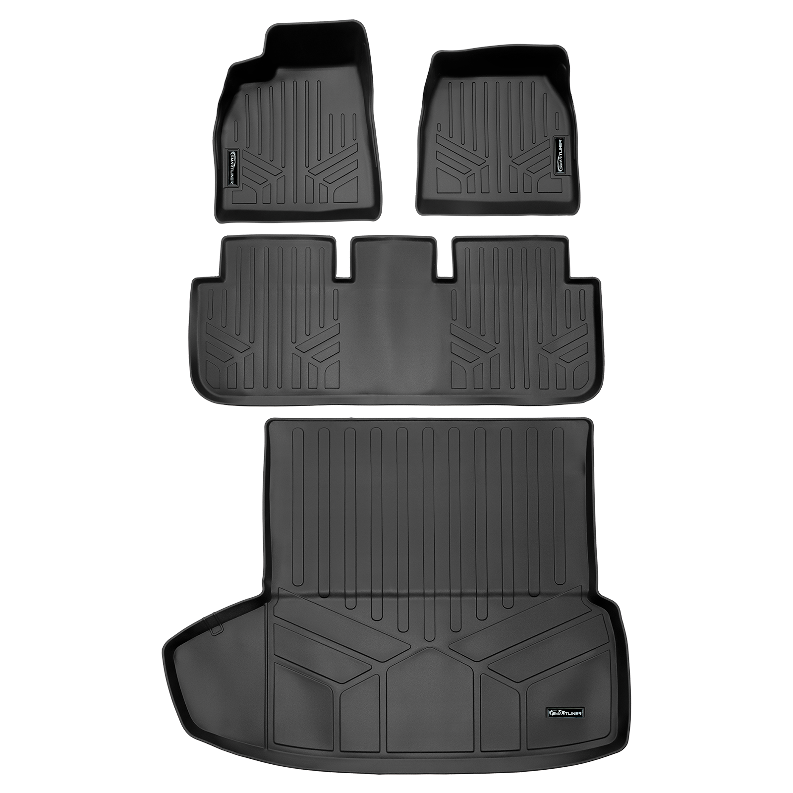 SMARTLINER Custom Fit Floor Liners For 2020-2023 Tesla Model S