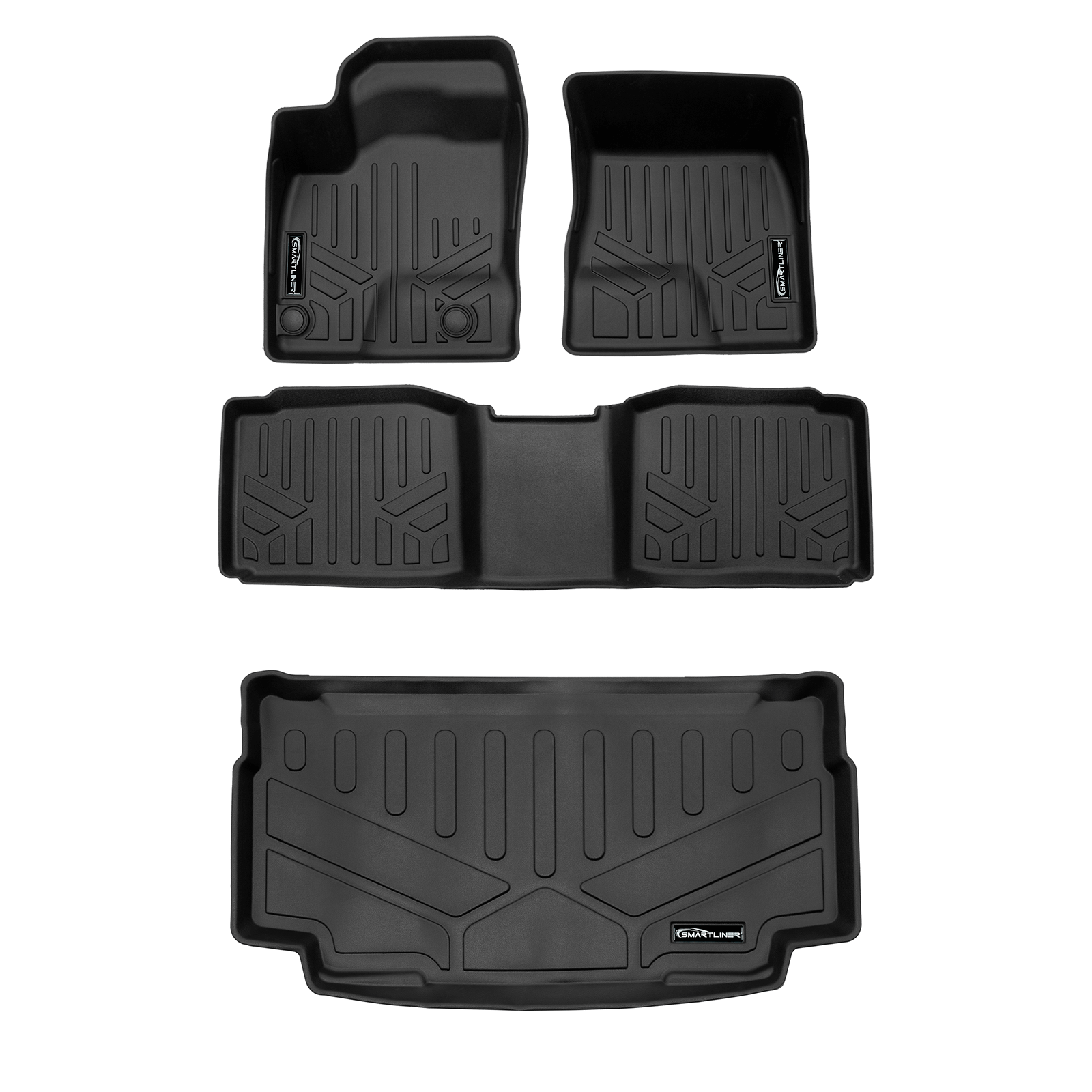 SMARTLINER Custom Fit Floor Liners For 2023-2025 Mitsubishi Outlander PHEV