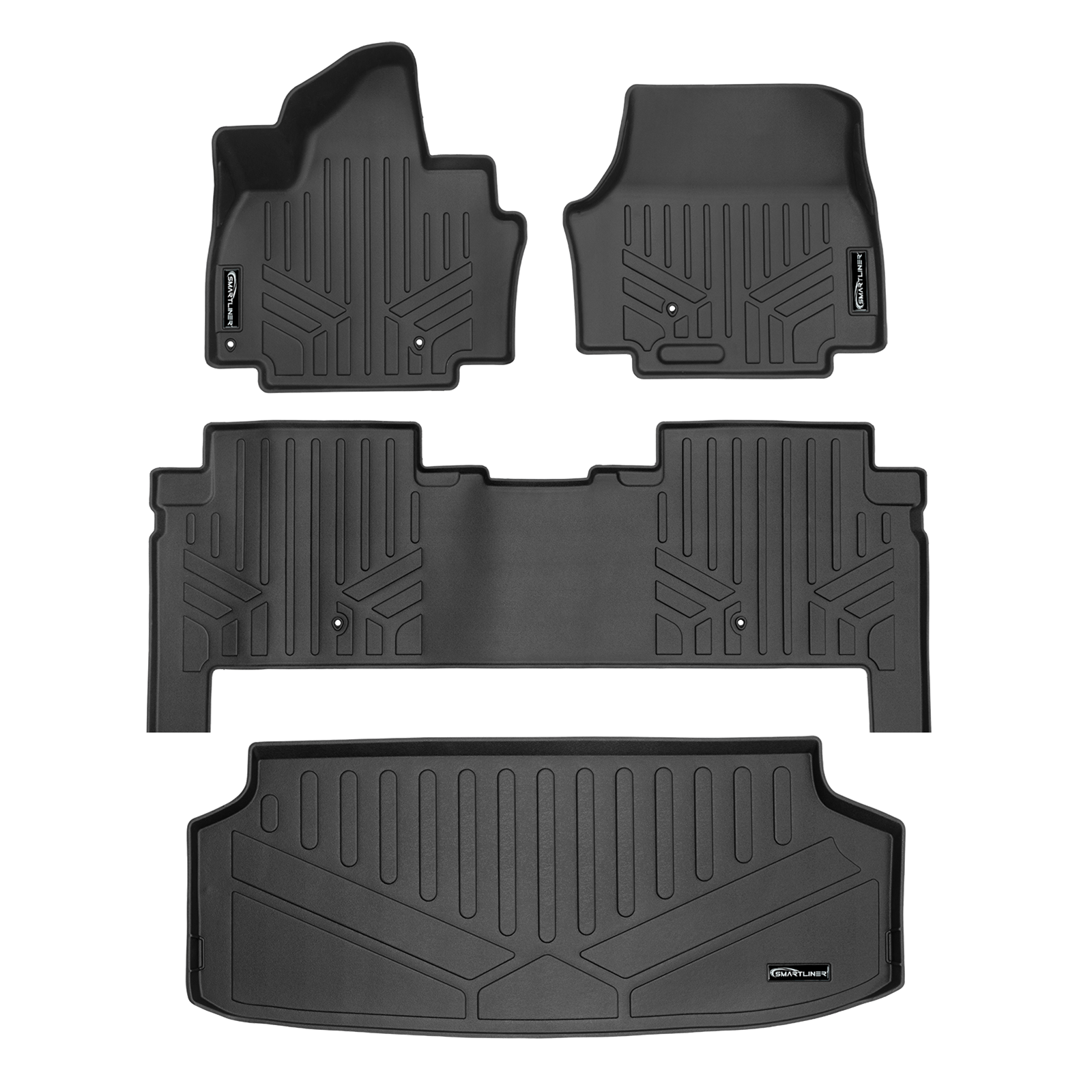 SMARTLINER Custom Fit Floor Liners Compatible With 2024-2025 Kia EV9