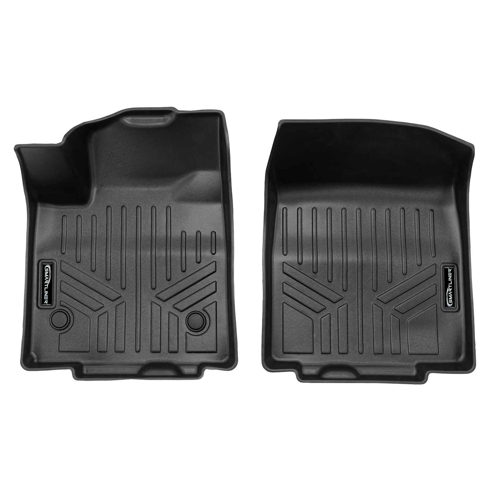 SMARTLINER All Weather Protection Custom Fit Black 2 Row Floor Mats and Cargo Liner Set Compatible With 2024 Chevrolet Blazer EV