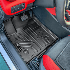 SMARTLINER All Weather Protection Custom Fit Black 2 Row Floor Mats and Cargo Liner Set Compatible With 2024 Chevrolet Blazer EV