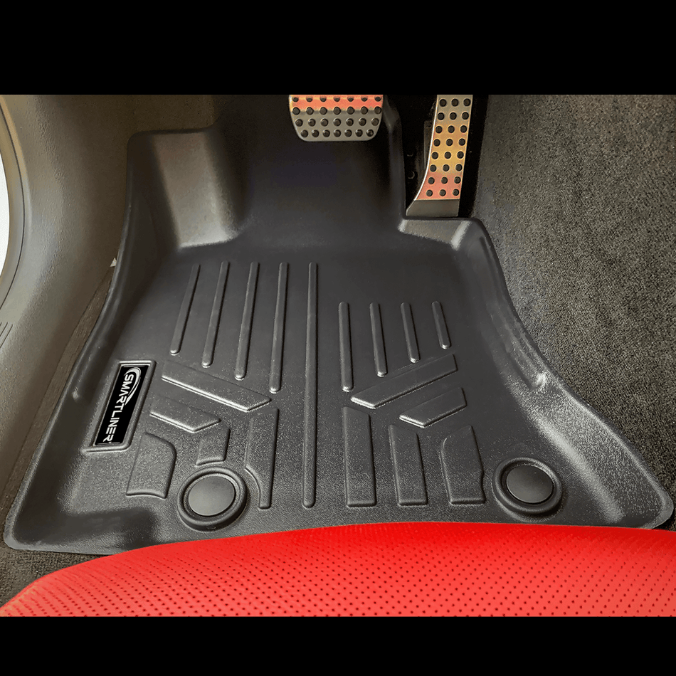 Smartliner USA Custom Fit Floor Mat Liners SMARTLINER Custom Fit Floor Liners For 2022-2024 Mercedes Benz C-Class (Sedan Models Only)