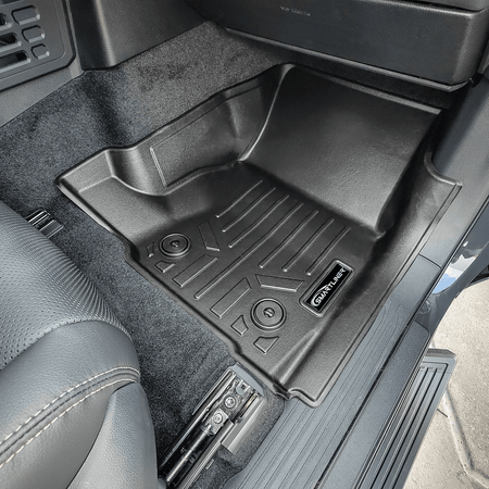 Smartliner USA Custom Fit Floor Mat Liners SMARTLINER All Weather Custom Fit Floor Liner Compatible With 2024-2025 Toyota Tacoma Double Cab (Only Fits with 2nd Row Under Seat Storage)