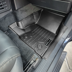 SMARTLINER All Weather Custom Fit Floor Liner Compatible With 2024-2025 Toyota Tacoma Double Cab (Only Fits with 2nd Row Under Seat Storage)
