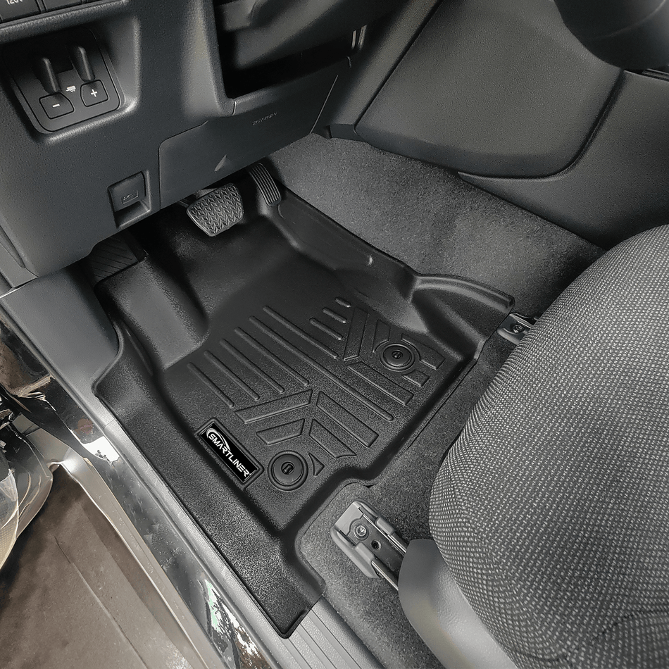 Smartliner USA SMARTLINER Custom Fit All Weather Protection Floor Mat Liner Set Compatible With 2024-2025 Toyota Land Cruiser
