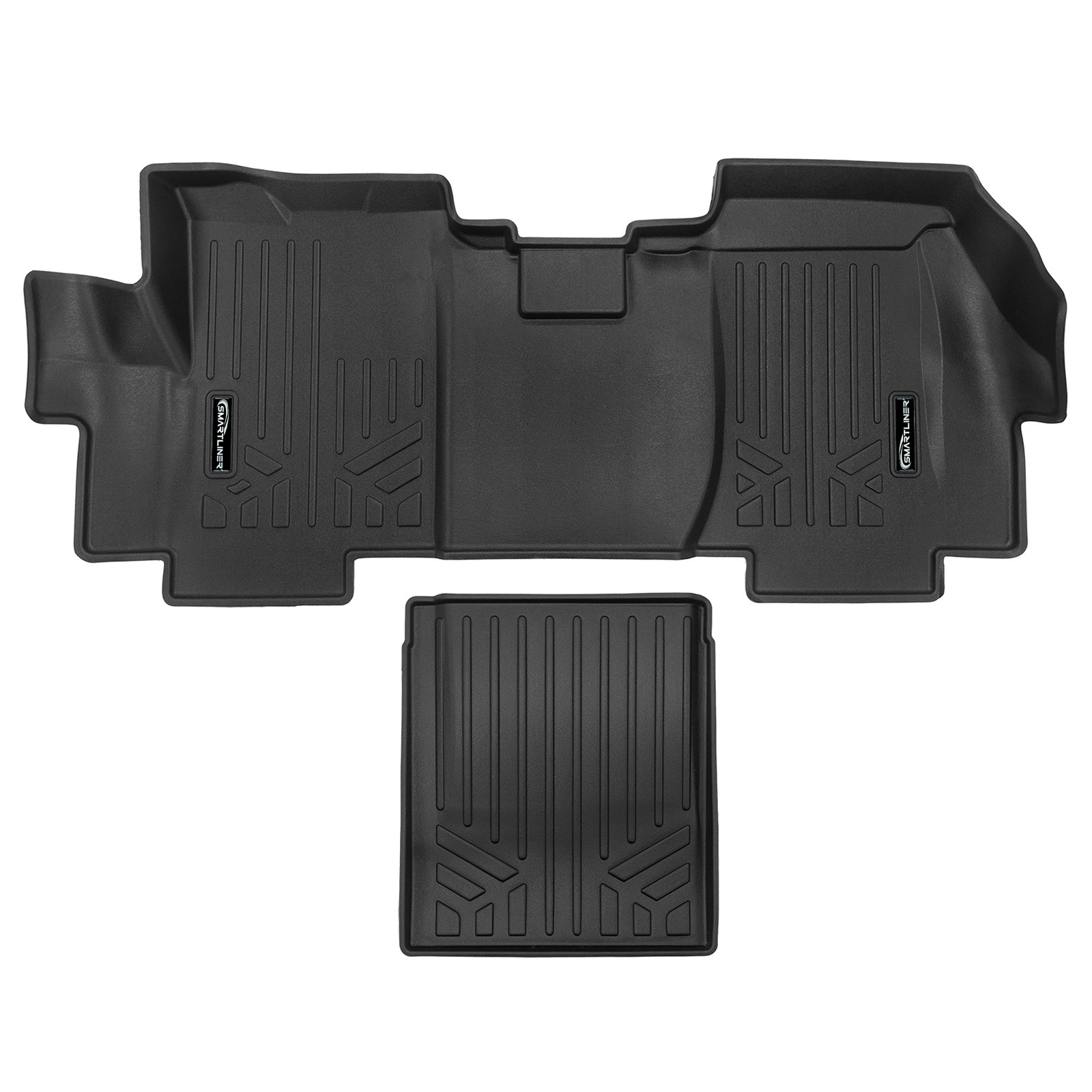 SMARTLINER Custom Fit Floor Mat Liner Set Compatible With 2018-2024 RAM Promaster