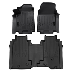 SMARTLINER Custom Fit Floor Mat Liner Set Compatible With 2024-2025 Chevrolet Silverado EV