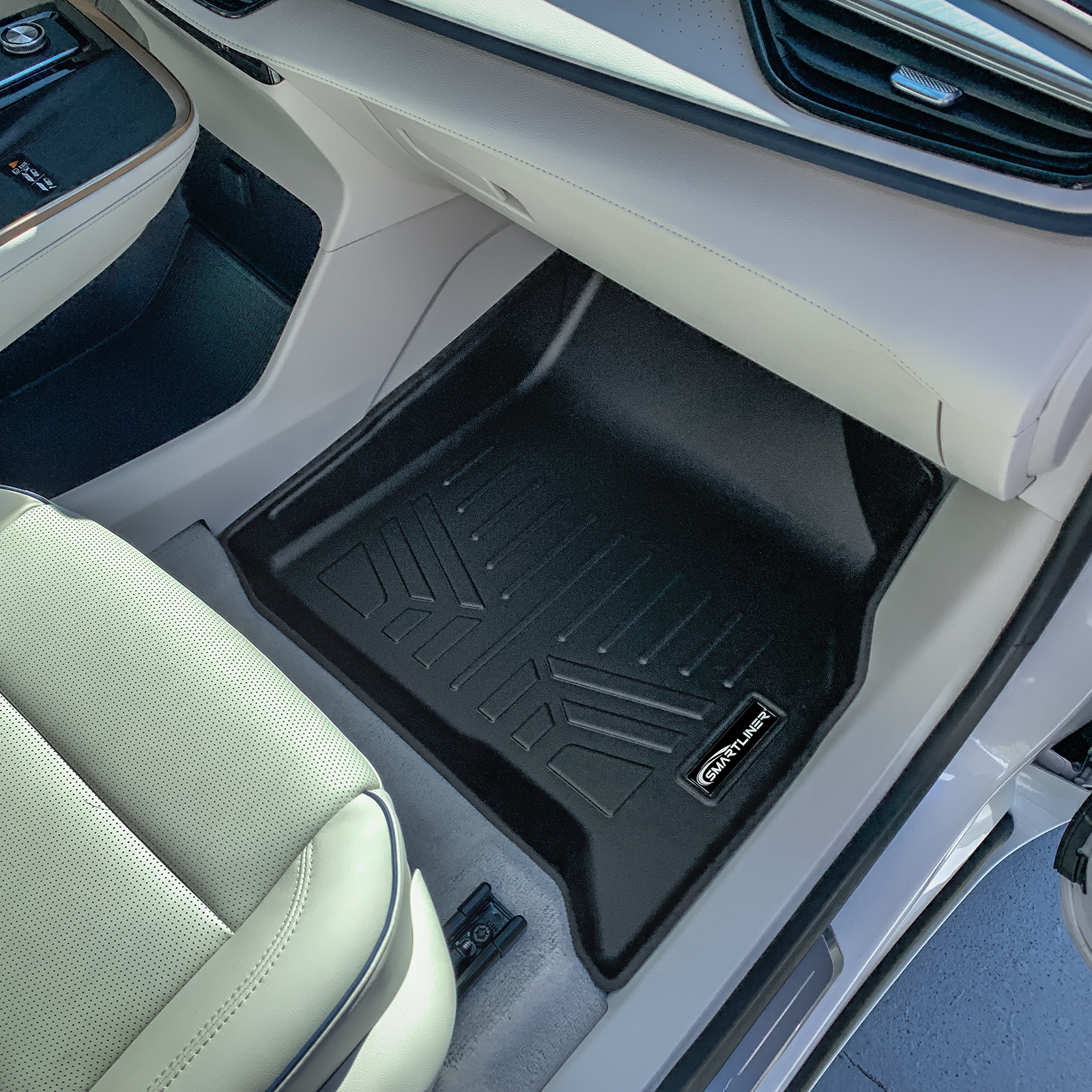 SMARTLINER Custom Fit Floor Liners For 2024 - 2025 Chevrolet Traverse/Buick Enclave 2025 with 2nd Row Bucket Seats/2024-2025 GMC Acadia/Buick Enclave