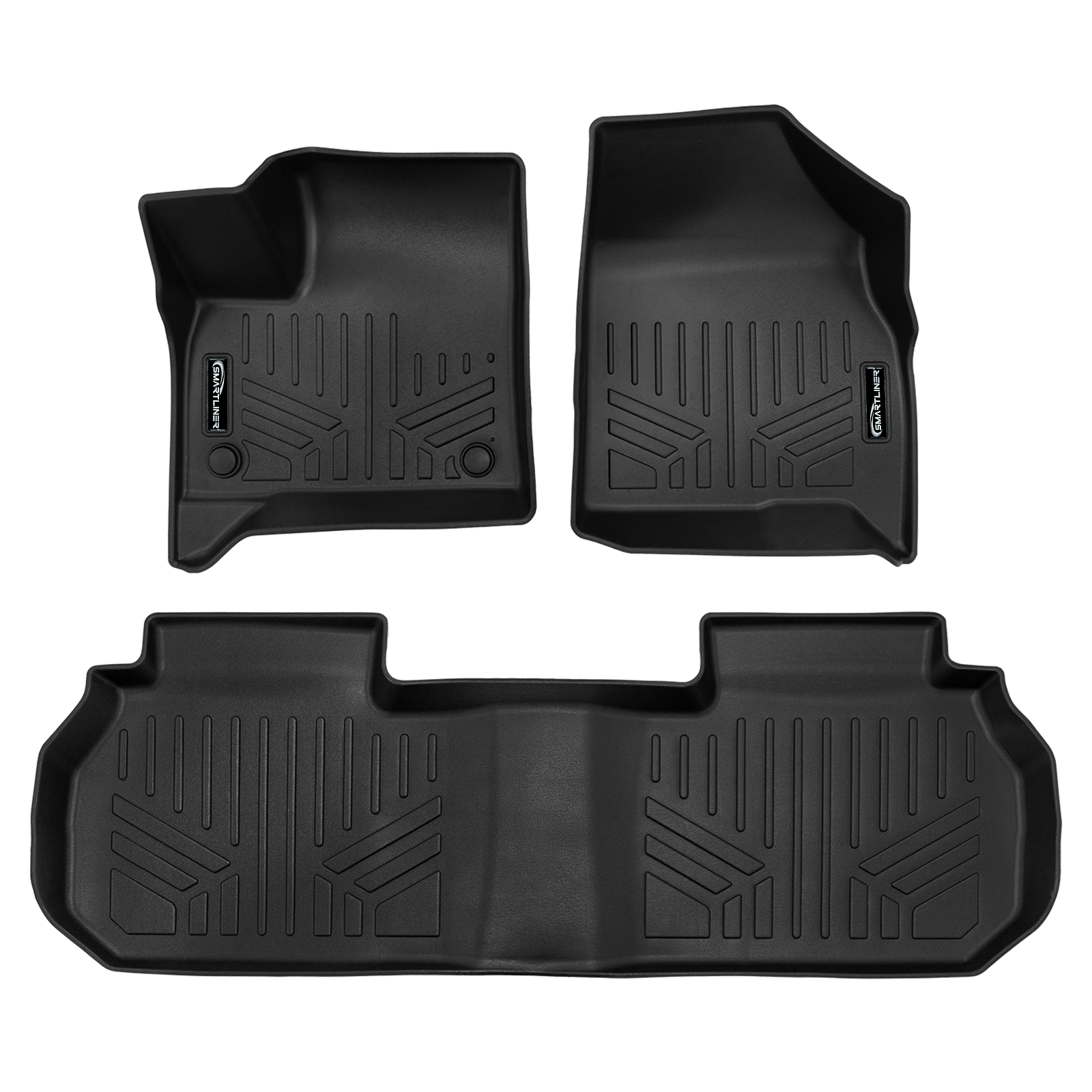 SMARTLINER Custom Fit Floor Liners For 2024 - 2025 Chevrolet Traverse/Buick Enclave 2025 with 2nd Row Bucket Seats/2024-2025 GMC Acadia/Buick Enclave