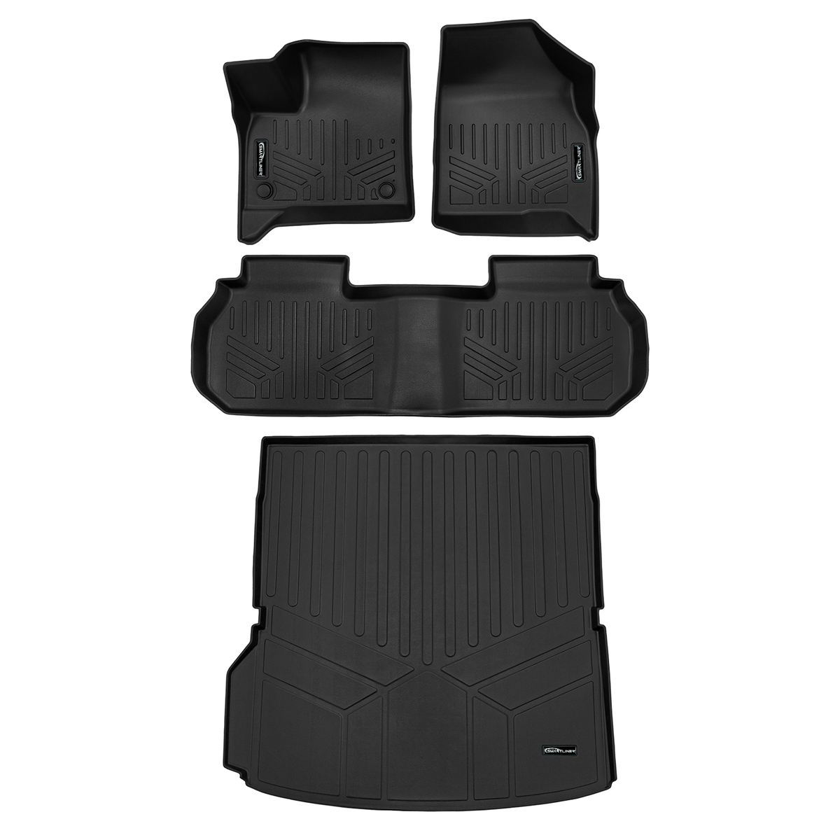 SMARTLINER Custom Fit Floor Liners For 2024 - 2025 Chevrolet Traverse/Buick Enclave 2025 with 2nd Row Bucket Seats/2024-2025 GMC Acadia/Buick Enclave
