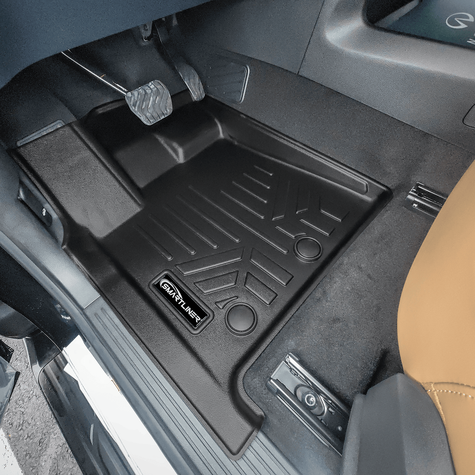 SMARTLINER Floor Liners 2025-2026 Infiniti QX80 Floor Liners|7 Passenger Models|SMARTLINER