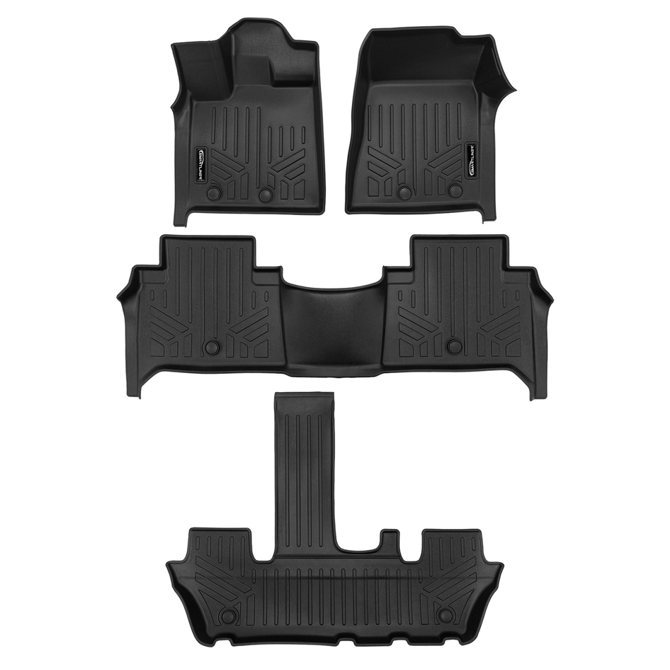 2025-2026 Nissan Armada Floor Liners|7 Passenger Models|SMARTLINER