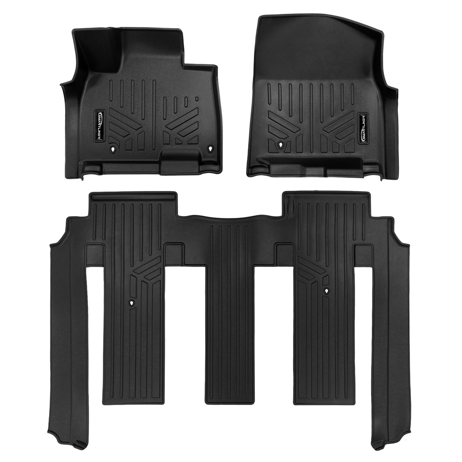 2025-2026 Kia Carnival Floor Liners|Fits 8 passenger/2nd row bench seat models|SMARTLINER