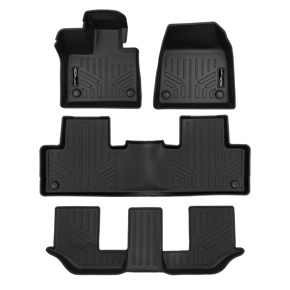 2025-2026 Volvo EX90 Floor Liners|7 Passenger Models|SMARTLINER