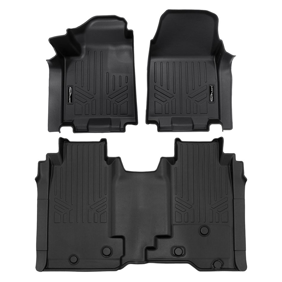 2024 Chevrolet Silverado EV Floor Liners|Fits Vinyl floor Bucket Seat models, 3WR (Work Truck Trim)|SMARTLINER