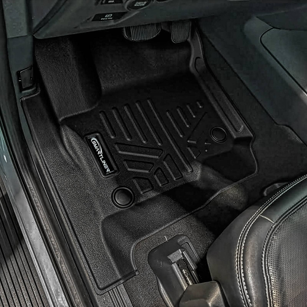 SMARTLINER Floor Liners Black / First Row Floor Liner 2025 - 2026 Lincoln Navigator L Floor Liners|7 Passenger Models| SMARTLINER