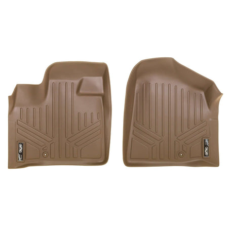 Smart Liner USA Floor Liners Tan / First Row Floor Mat Liner Set 2008-2012 Dodge Grand Caravan Floor Liners | 2nd Row Bucket Seats (Non Stow'n Go), No Super Console | SMARTLINER