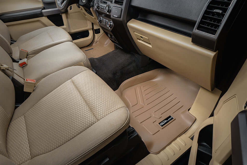 SMARTLINER Custom Fit Floor Liners For 2022-2025 Ford F-150 Lightning Only fits with 2nd Row Bucket seats without under seat fold-flat storage