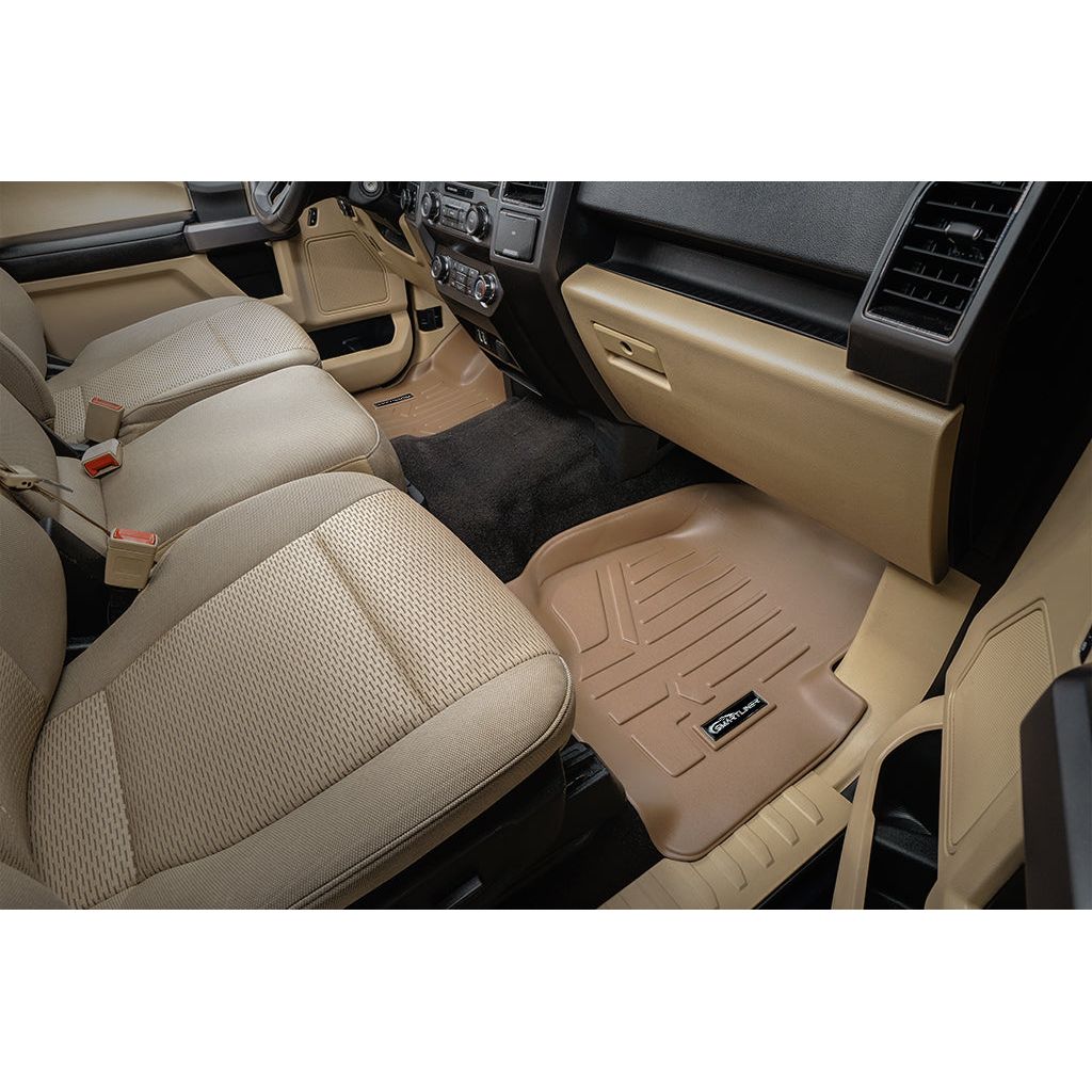 SMARTLINER Custom Fit Floor Liners For 2015-2024 Ford F-150 SuperCab with 1st Row Bucket Seats Carpeted Flooring