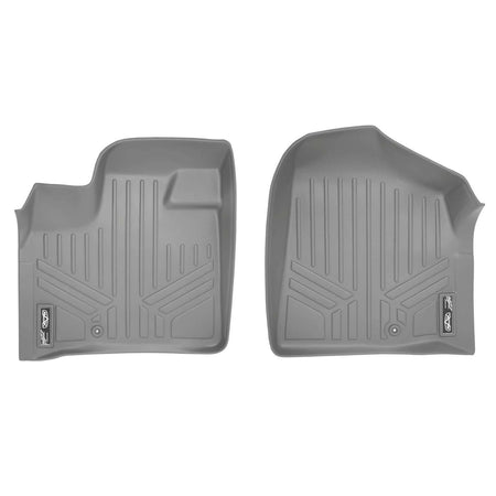 Smart Liner USA Floor Liners Gray / First Row Floor Mat Liner Set 2008-2012 Dodge Grand Caravan Floor Liners | 2nd Row Bench Seats, No Super Console | SMARTLINER