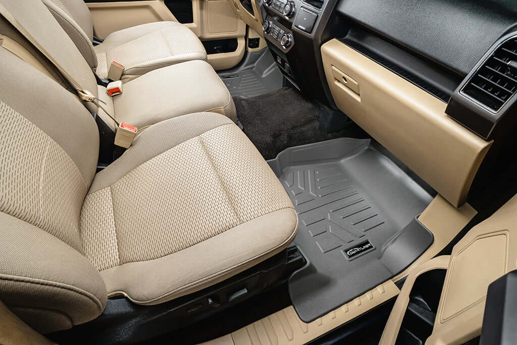 SMARTLINER Custom Fit Floor Liners For 2022-2025 Ford F-150 Lightning Only fits with 2nd Row Bucket seats without under seat fold-flat storage