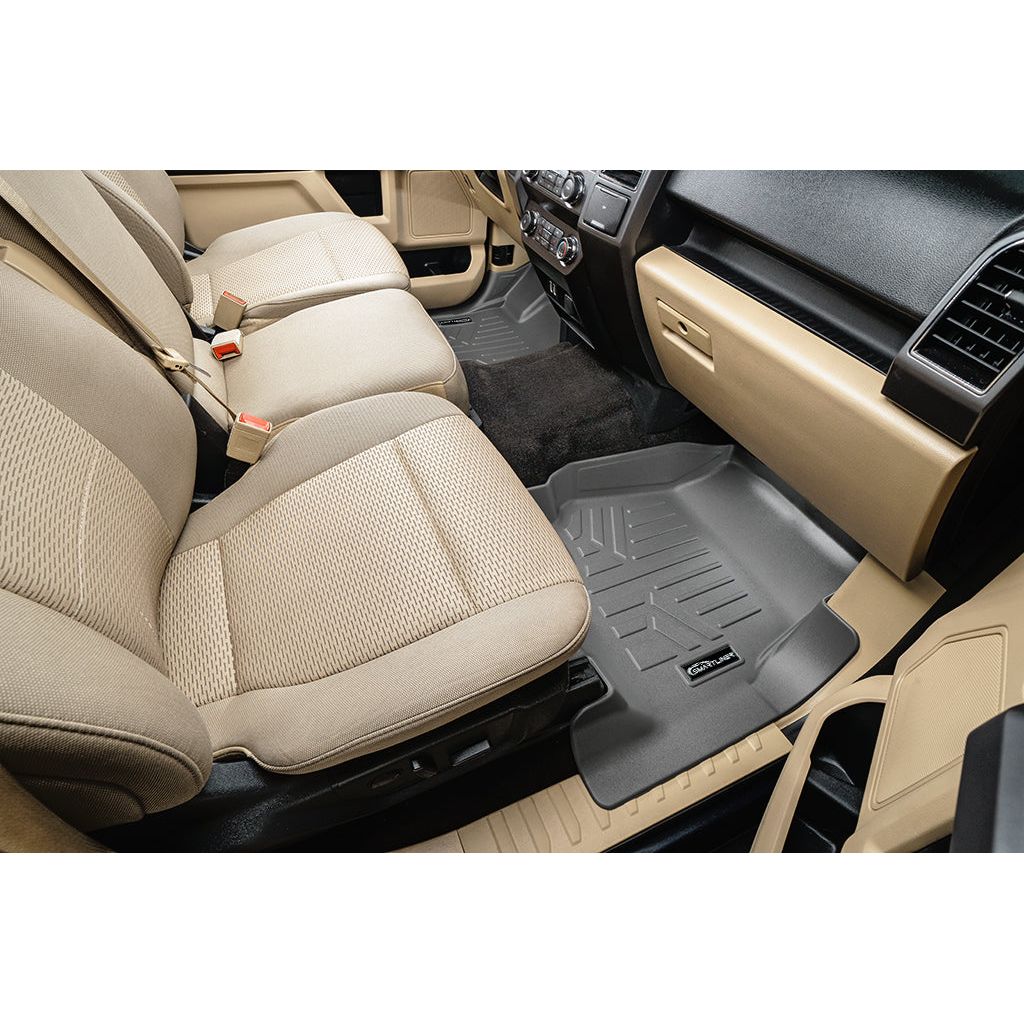 SMARTLINER Custom Fit Floor Liners For 2015-2024 Ford F-150 SuperCab with 1st Row Bench Seat