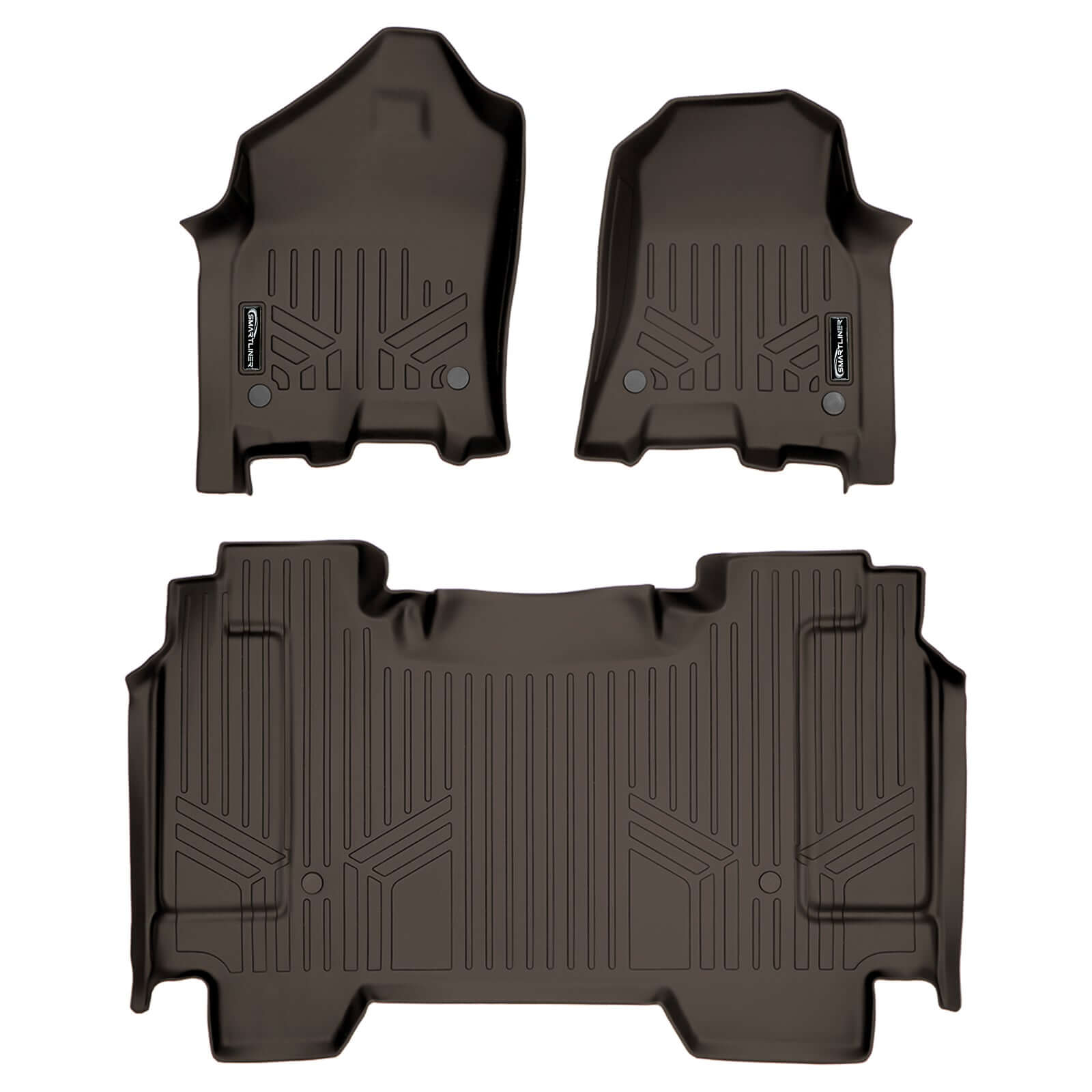 SmartCoverageâ„¢ Custom Fit Floor Liners For 2021-2024 Ram 1500 TRX without Rear Underseat Storage Box