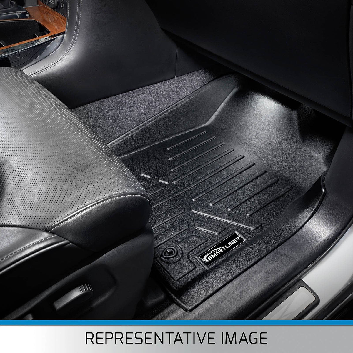 SMARTLINER Floor Liners 2017-2019 Volkswagen Golf Alltrack Floor Liners | SMARTLINER