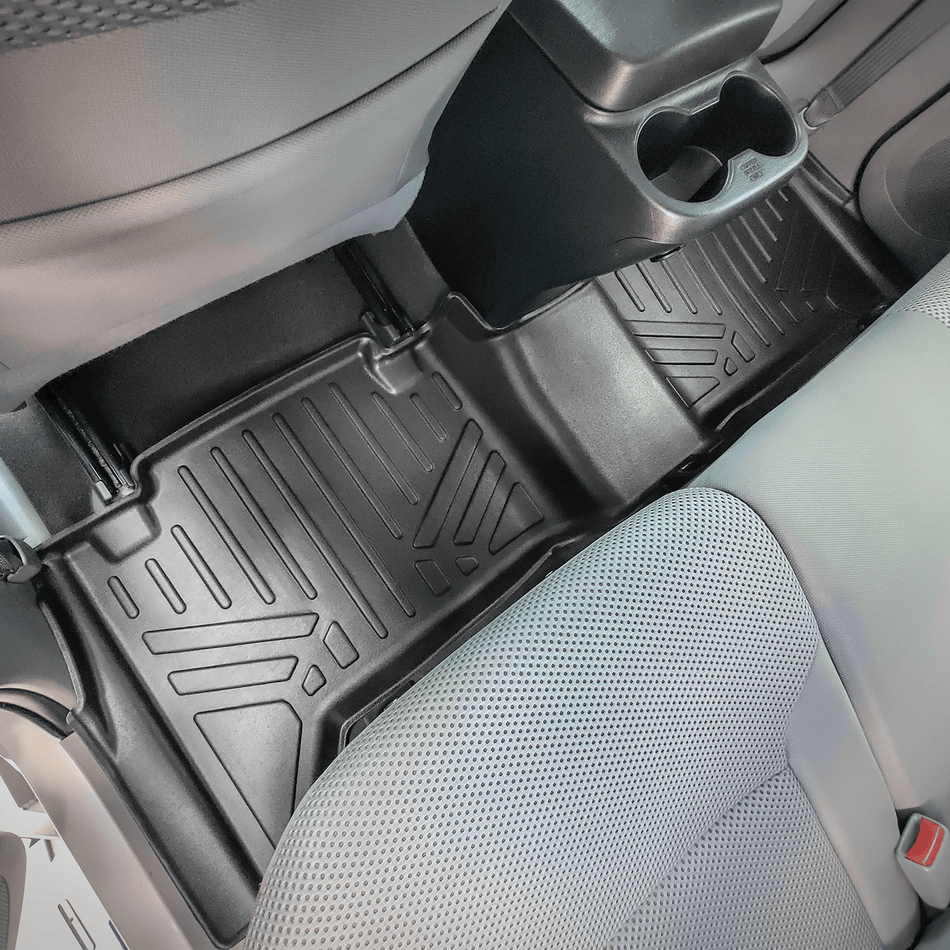 Smart Liner USA SmartCoverage Floor Liner Set SmartCoverageâ„¢ Floor Liners For 2005-2011 Toyota Tacoma Double Cab (No Manuals)
