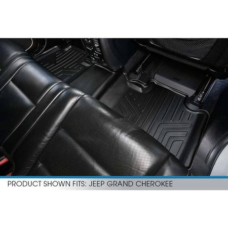 SMARTLINER Floor Liners Black / Second Row Liner 2013-2016 Dodge Durango Floor Liners|7 Passenger Models|SMARTLINER
