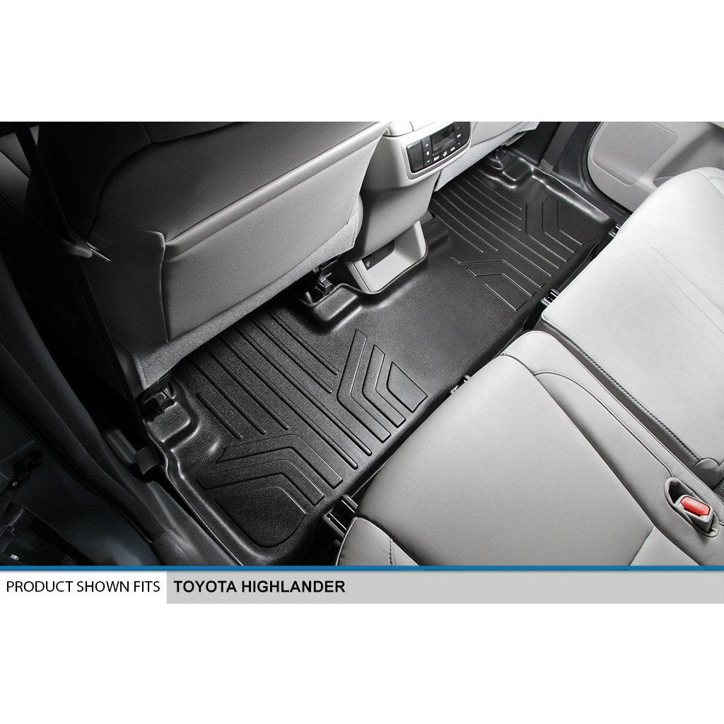 SMARTLINER Custom Fit Floor Liners For 2014-2019 Toyota Highlander Hybrid (with 2nd Row Bench Seat)