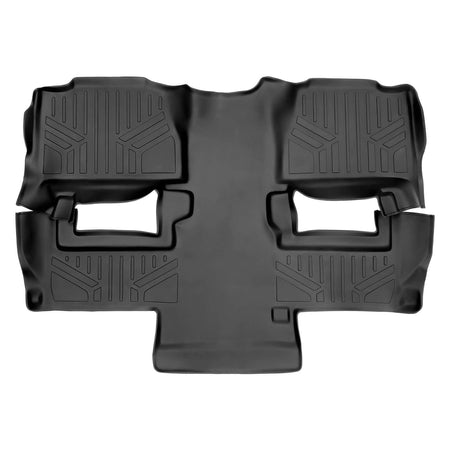 SMARTLINER Floor Liners Black / Second and Third Row One Piece Liner 2007-2014 GMC Yukon Floor Liners|7 Passenger, 8 Passenger Models|SMARTLINER