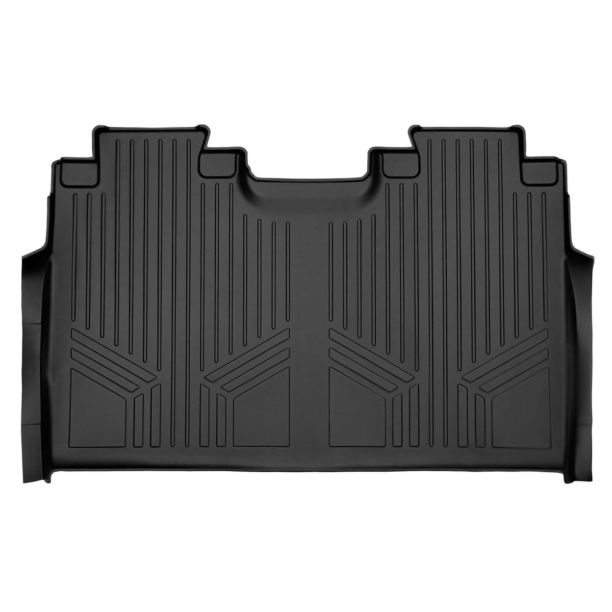 SMARTLINER Floor Liners Black / Second Row Liner 2015-2027 Ford F-150 Floor Liners| Super Crew Models (2nd Row without Under seat Storage) |SMARTLINER