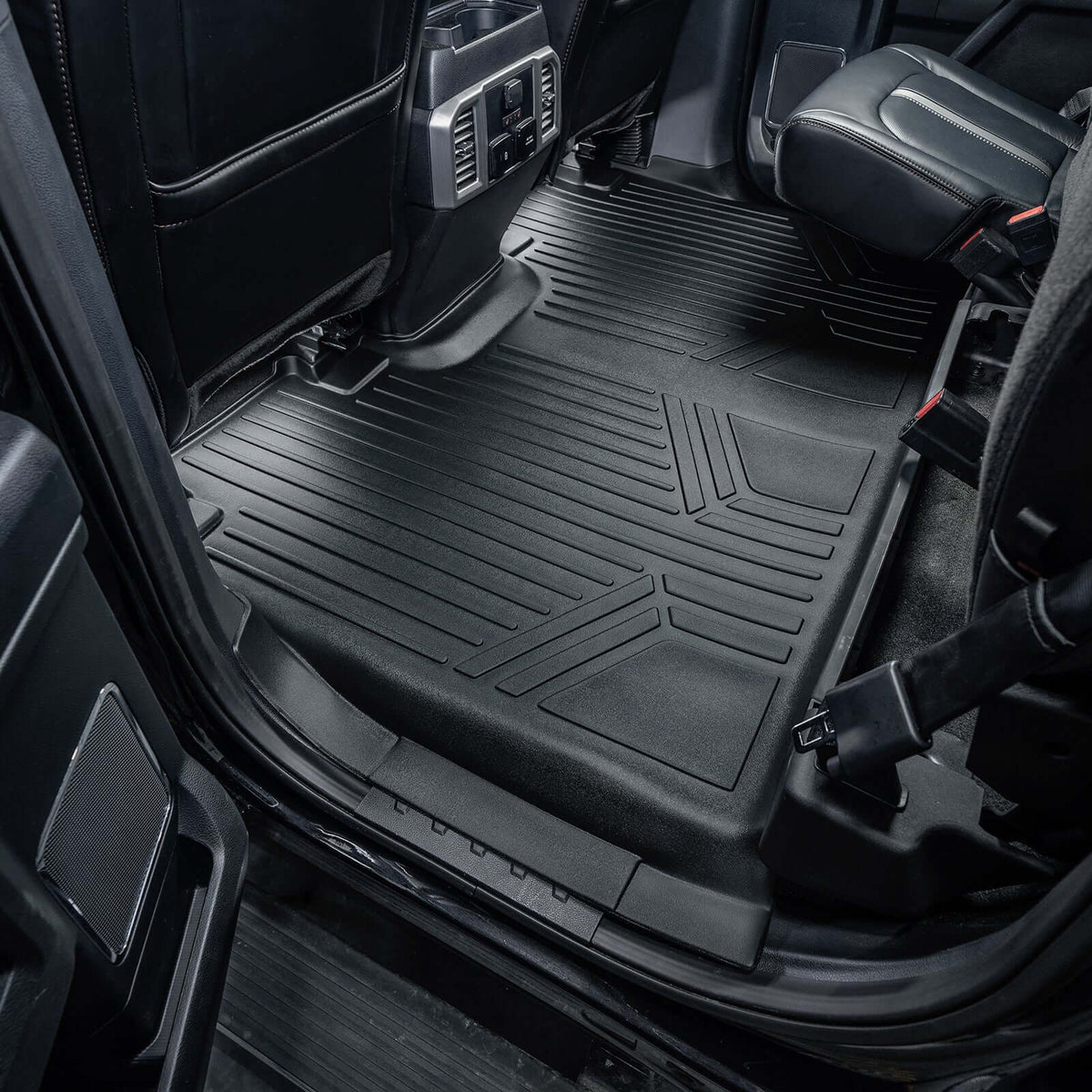 Smart Liner USA Motor Vehicle Interior Fittings SMARTLINER Custom Fit Floor Liners For 2022-2025 Ford F-150 Lightning Only fits with 2nd Row Bucket seats without under seat fold-flat storage