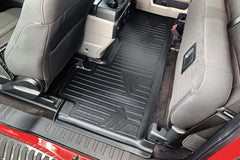 SMARTLINER Custom Fit Floor Liners For 2017-2024 SuperCab with Vinyl Flooring & Bucket Seats