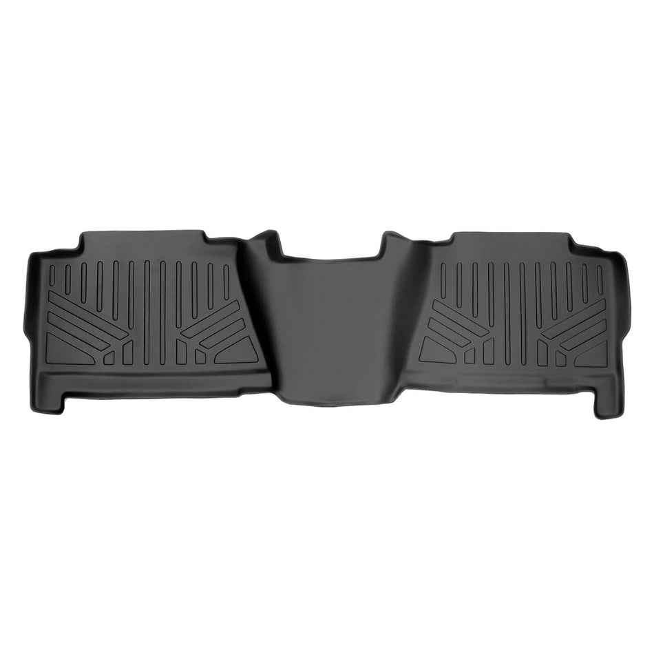 SMARTLINER Floor Liners Black / Second Row Liner 2001-2007 GMC Sierra Floor Liners | SMARTLINER