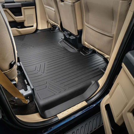 Smart Liner USA Motor Vehicle Interior Fittings SMARTLINER Custom Fit Floor Liners For 2017-2025 Ford F-250|F-350 Super Crew Cab with 1st Row Bench Seat with Over The Hump Coverage and no 2nd Row Under Seat Storage