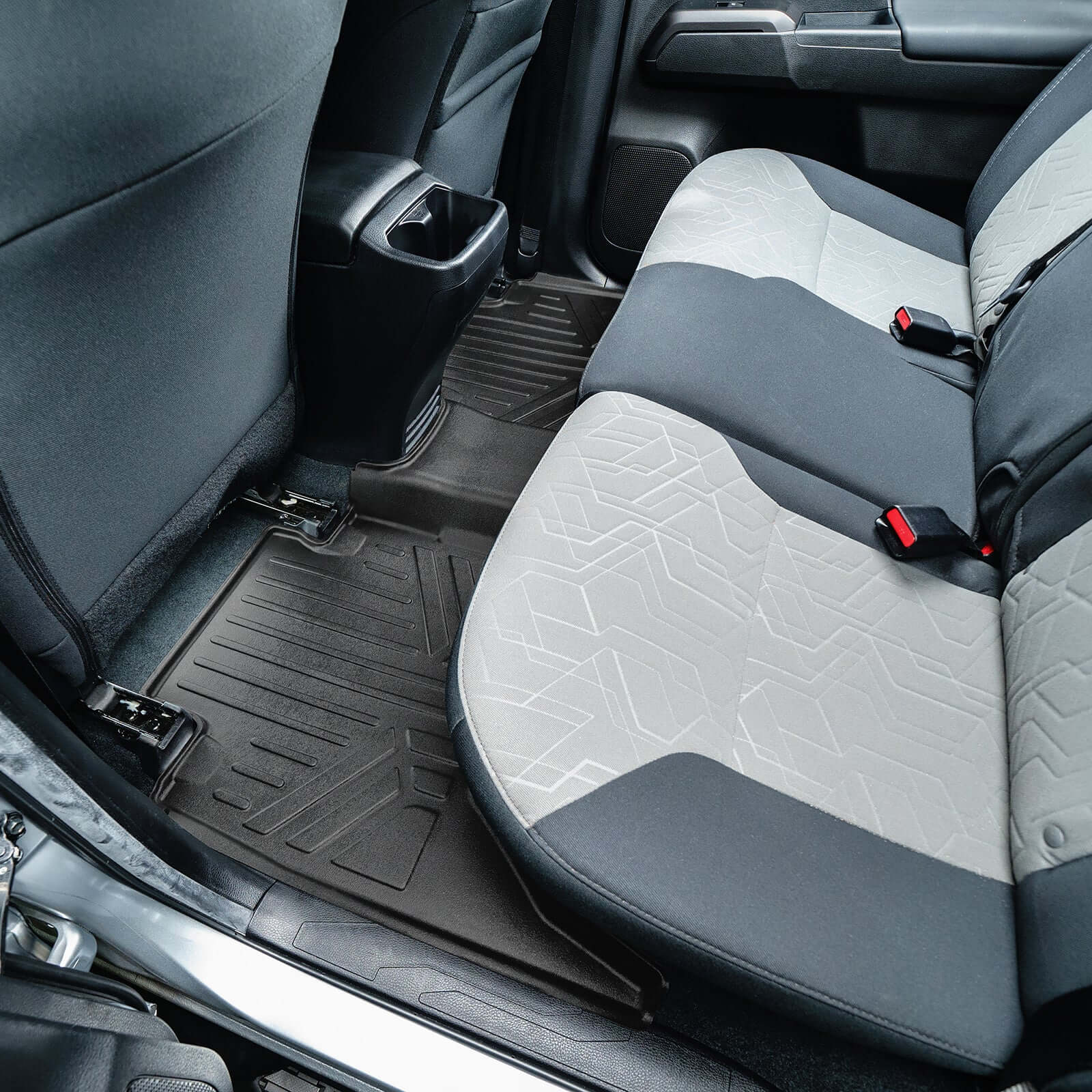 SmartCoverageâ„¢ Custom Fit Floor Liners For 2018-2023 Toyota Tacoma Double Cab (Automatic Transmission)
