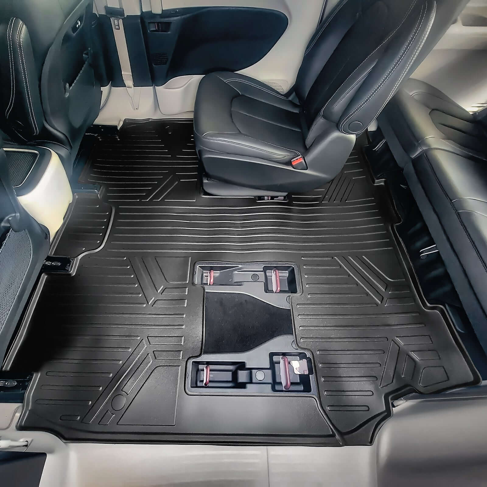 Smart Trim™ Custom Fit Floor Liners For 2021-2025 Chrysler Pacifica Limited Hybrid |2024-2025 Pacifica Plug-In Hybrid