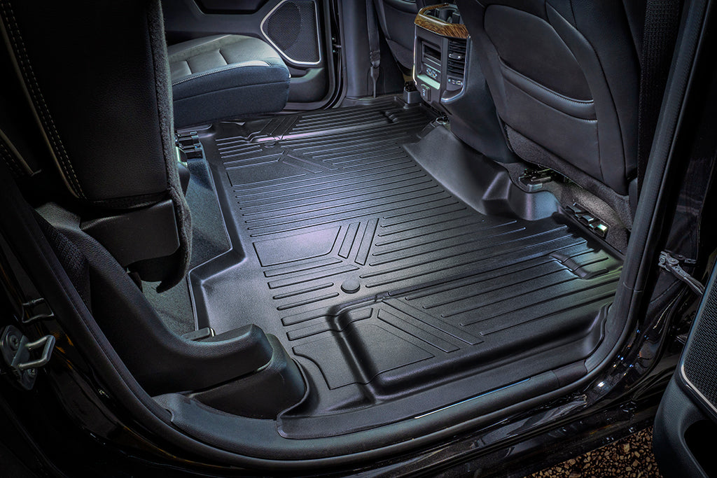 SmartCoverage™ Custom Fit Floor Liners For 2025-2026 Ram 1500 Crew Cab without Rear Underseat Storage Box (Bucket Seats)
