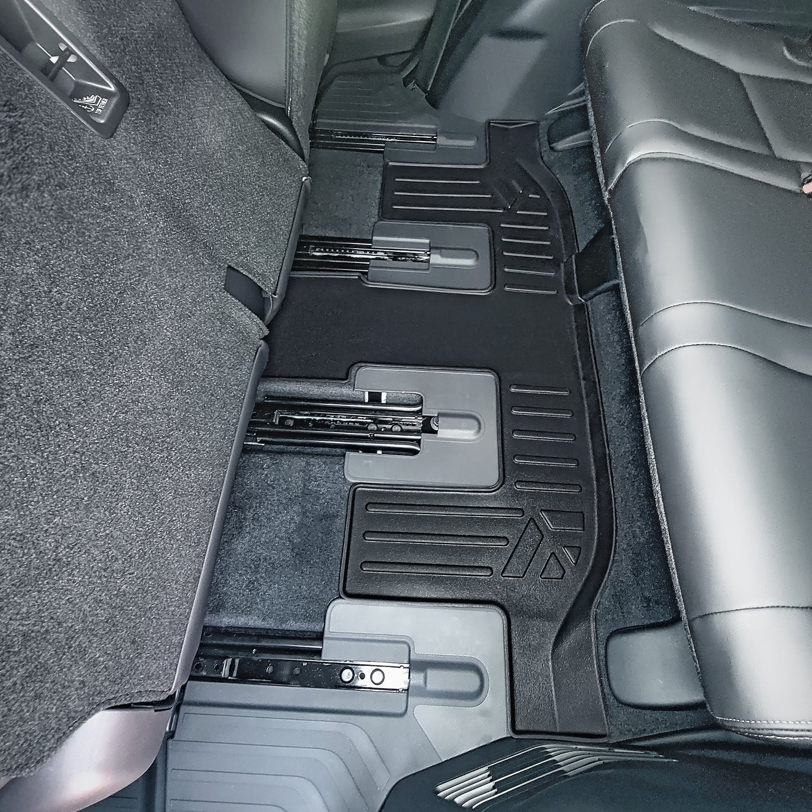 SMARTLINER Custom Fit Floor Liners For 2019-2023 Subaru Ascent with 2nd Row Bench Seat and No Subwoofer in the Cargo Area