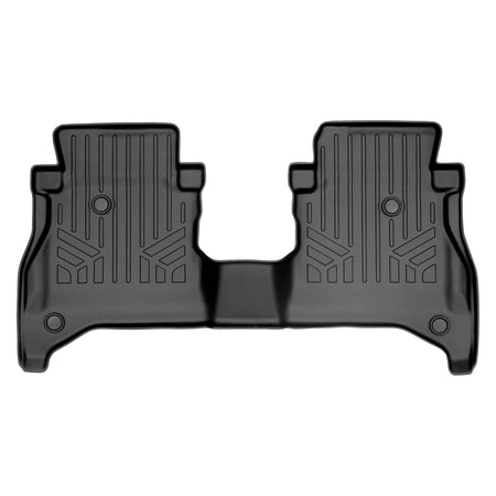 SMARTLINER Floor Liners Black / Second Row Liner 2020-2026 Jeep Gladiator Floor Liners|Fits models with 2nd row non-locking storage wall|SMARTLINER