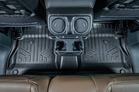 SMARTLINER Floor Liners 2020-2026 Jeep Gladiator Floor Liners|Equipped with Lockable Under-Seat Storage|SMARTLINER