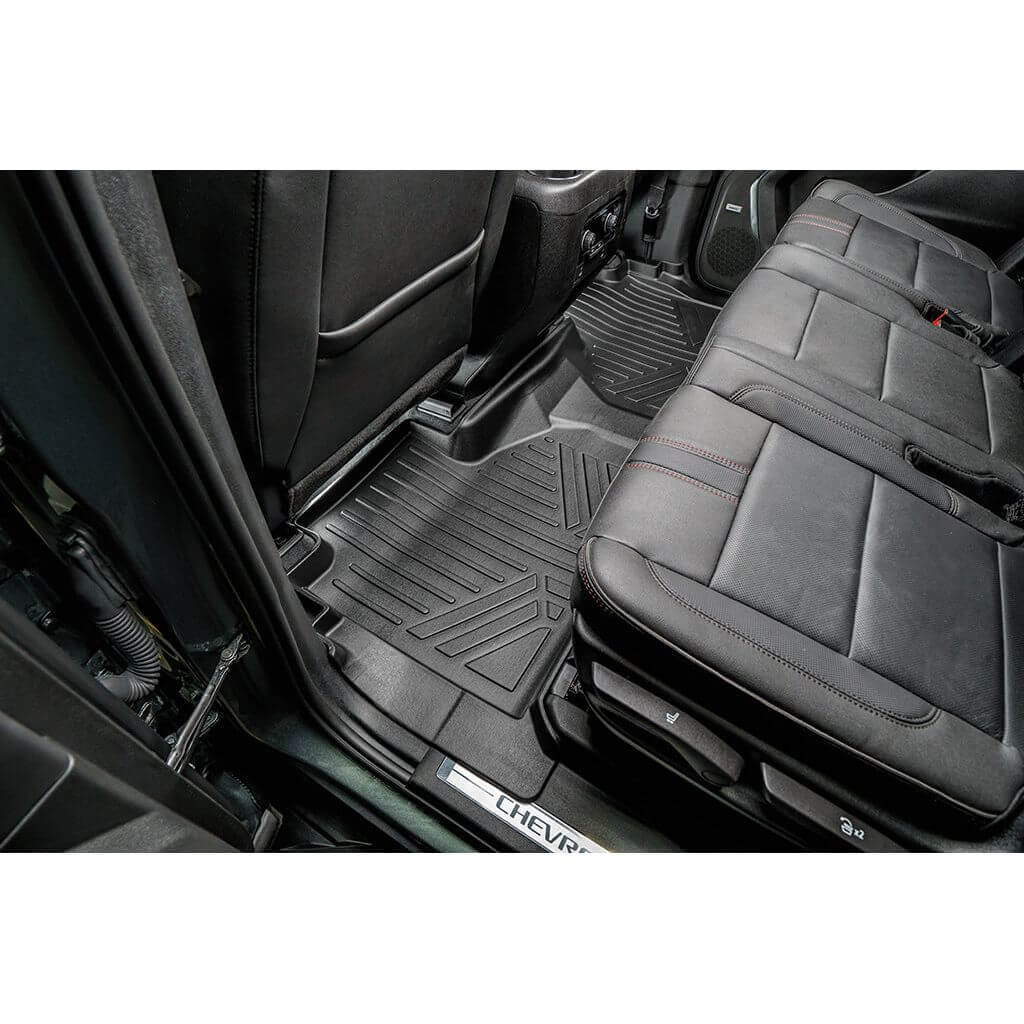 SMARTLINER Custom Fit Floor Liners For 2021-2025 Chevrolet Suburban with 2nd Row Bench Seat