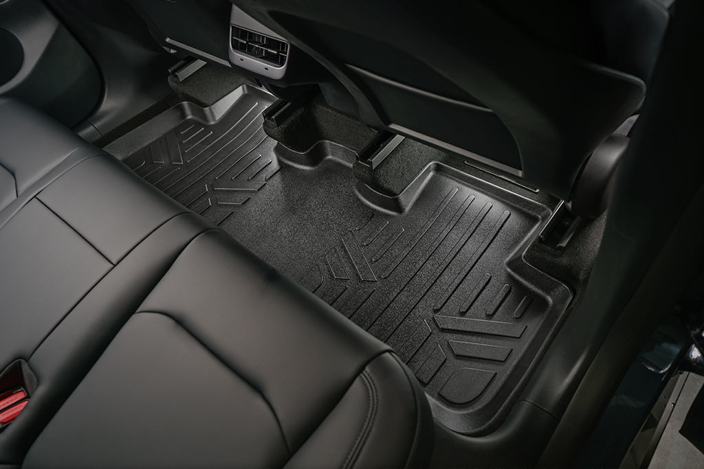 SMARTLINER Custom Fit Floor Liners For for 2020-2024 Tesla Model Y (7 Passenger)