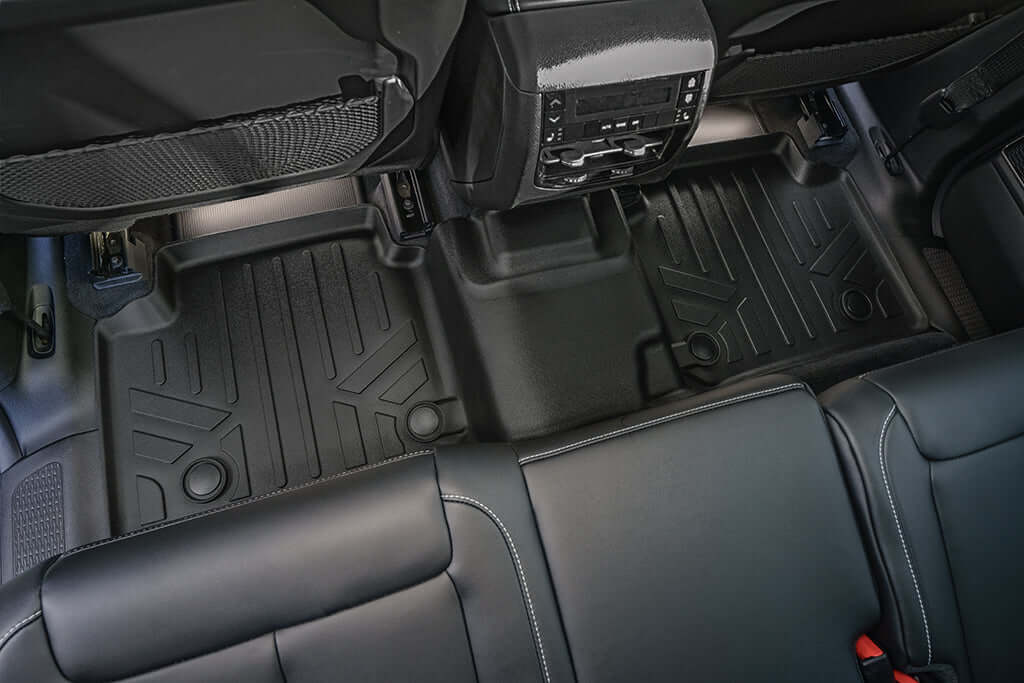 Smart Liner USA Motor Vehicle Interior Fittings SMARTLINER Custom Fit Floor Liners For 2021-2025 Jeep Grand Cherokee L w/ 2nd Row Bench Seat (No subwoofer)