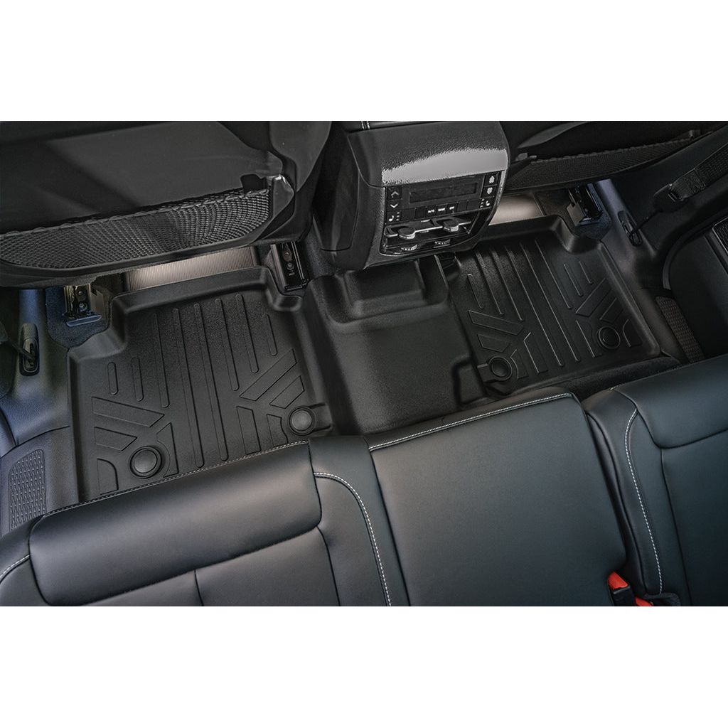 SMARTLINER Custom Fit Floor Liners For 2021-2023 Jeep Grand Cherokee L w/ 2nd Row Bench Seat