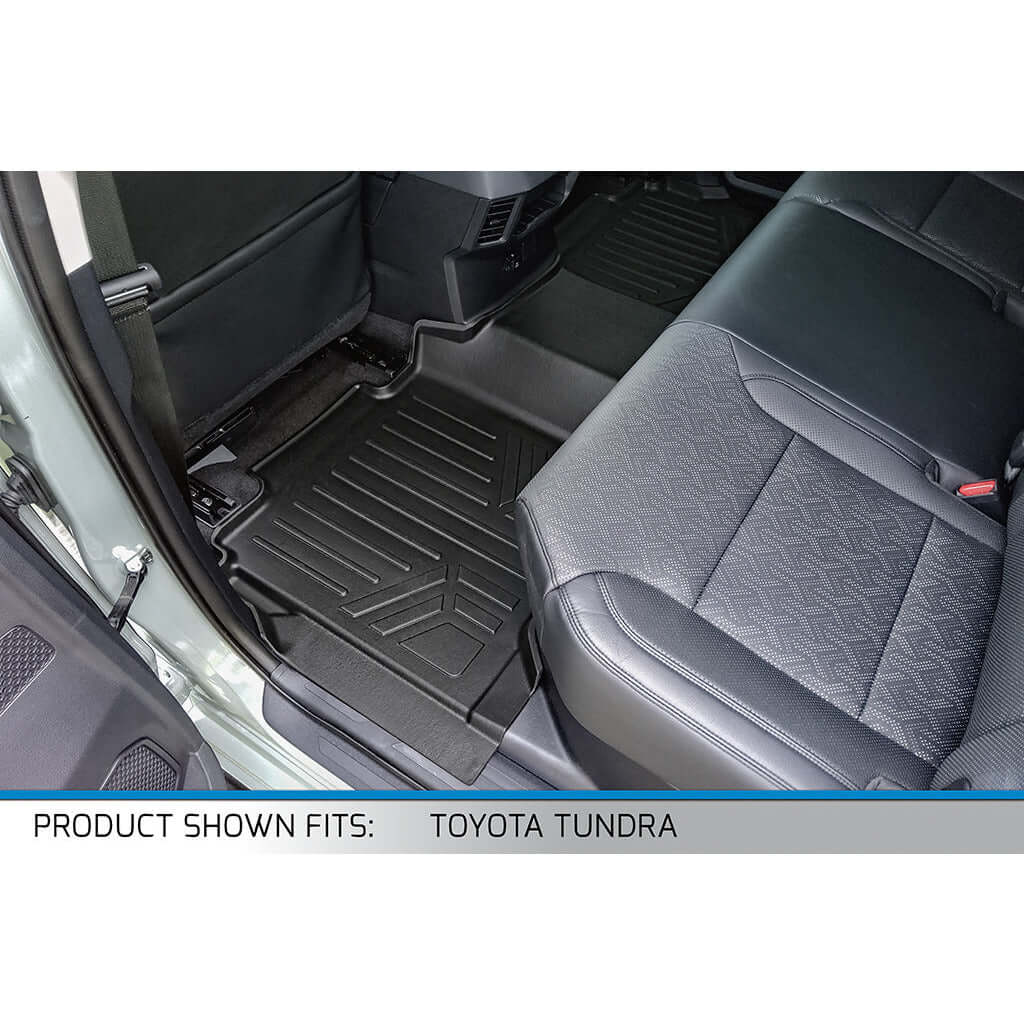 Smart Liner USA Motor Vehicle Interior Fittings SMARTLINER Custom Fit Floor Liners For 2022-2025 Toyota Tundra/Tundra Hybrid (CrewMax Cab) with Underseat Storage